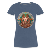 Thumbnail for Women’s Mythical Virgo Premium T-Shirt - heather blue