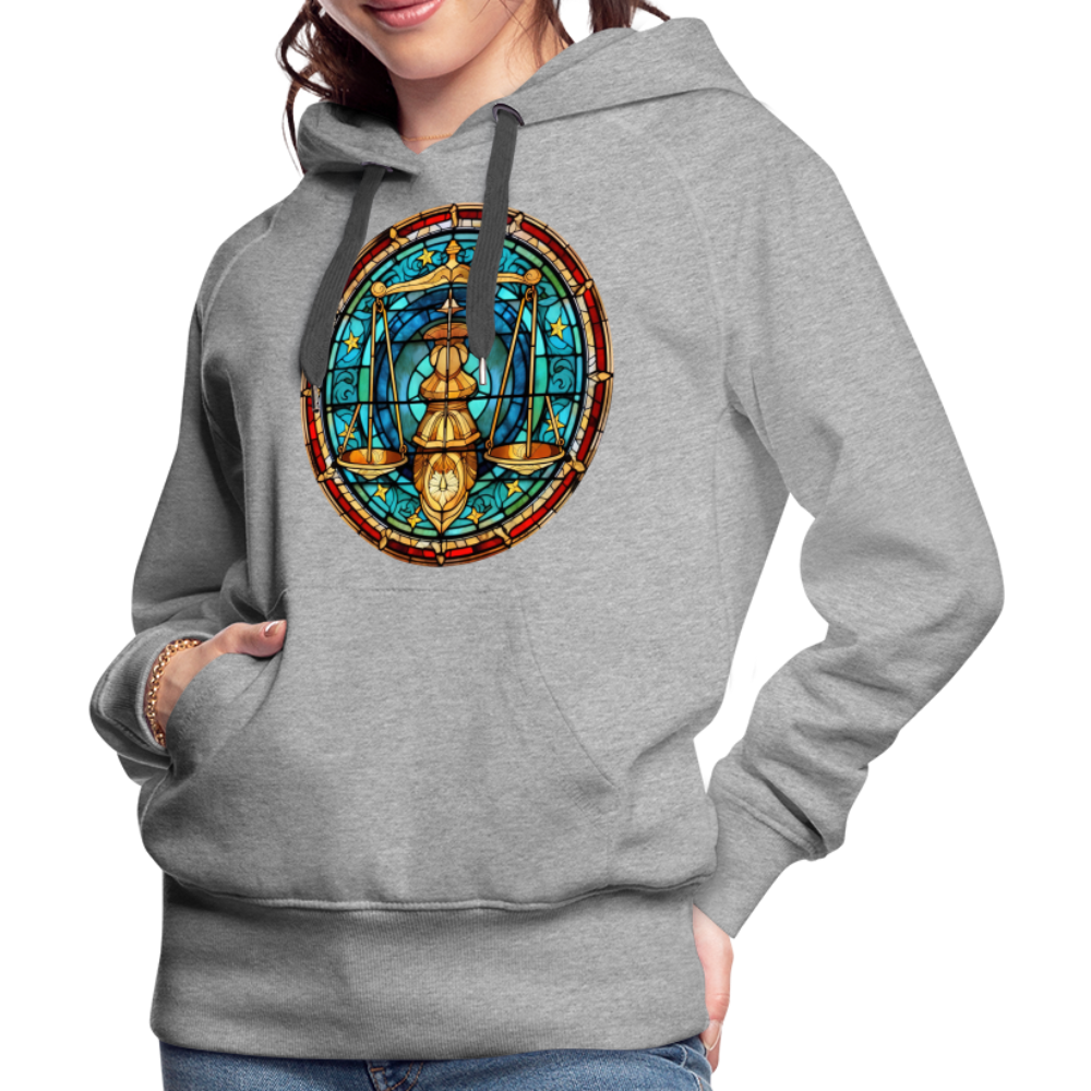 Women’s Mosaic Libra Premium Hoodie - heather grey