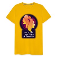 Thumbnail for Men's Glow Gemini Premium T-Shirt - sun yellow