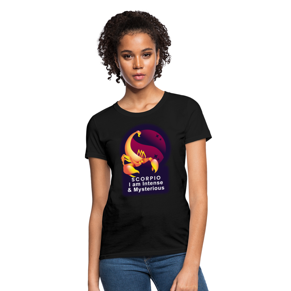 Women's Glow Scorpio T-Shirt - black