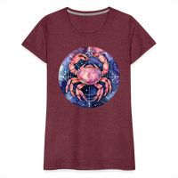 Thumbnail for Women’s Mythical Cancer Premium T-Shirt - heather burgundy