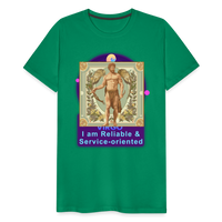 Thumbnail for Men's Mythical Virgo Premium T-Shirt - kelly green