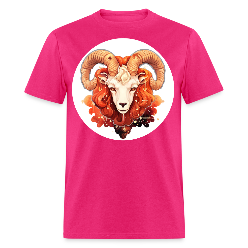 Men's Symbol Aries Classic T-Shirt - fuchsia