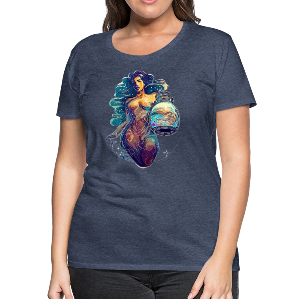 Women’s Mythical Aquarius Premium T-Shirt - heather blue