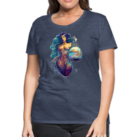 Thumbnail for Women’s Mythical Aquarius Premium T-Shirt - heather blue