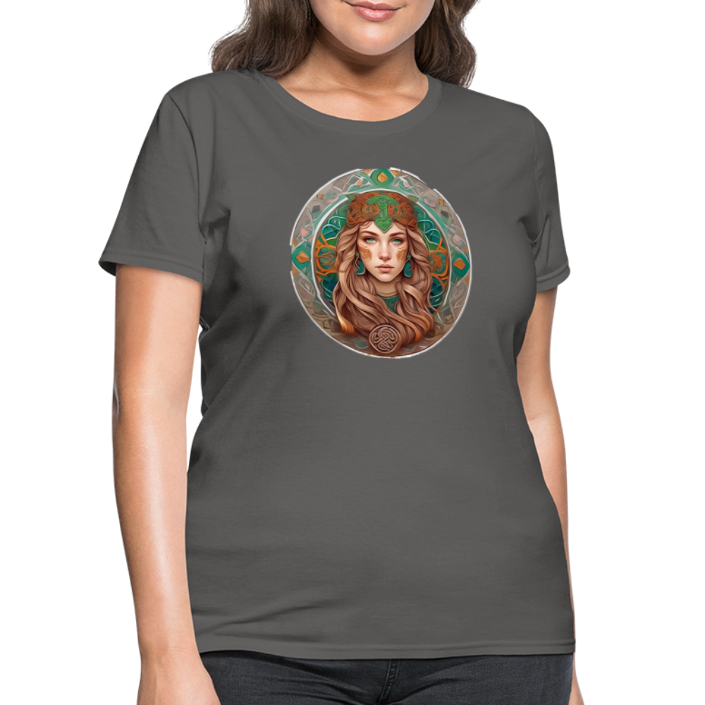 Women's Mythical Virgo T-Shirt - charcoal