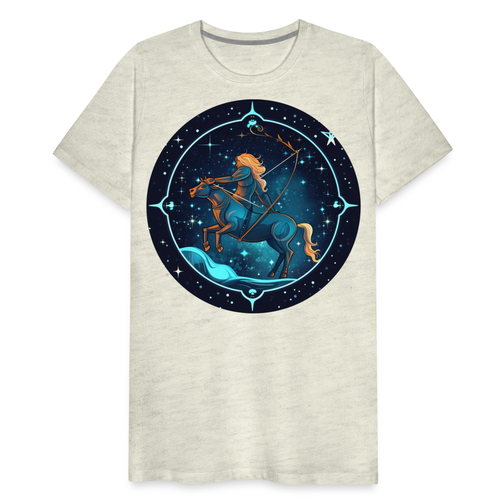 Men's Magic Sagittarius Premium T-Shirt - heather oatmeal