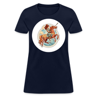 Thumbnail for Women's Symbol Sagittarius T-Shirt - navy