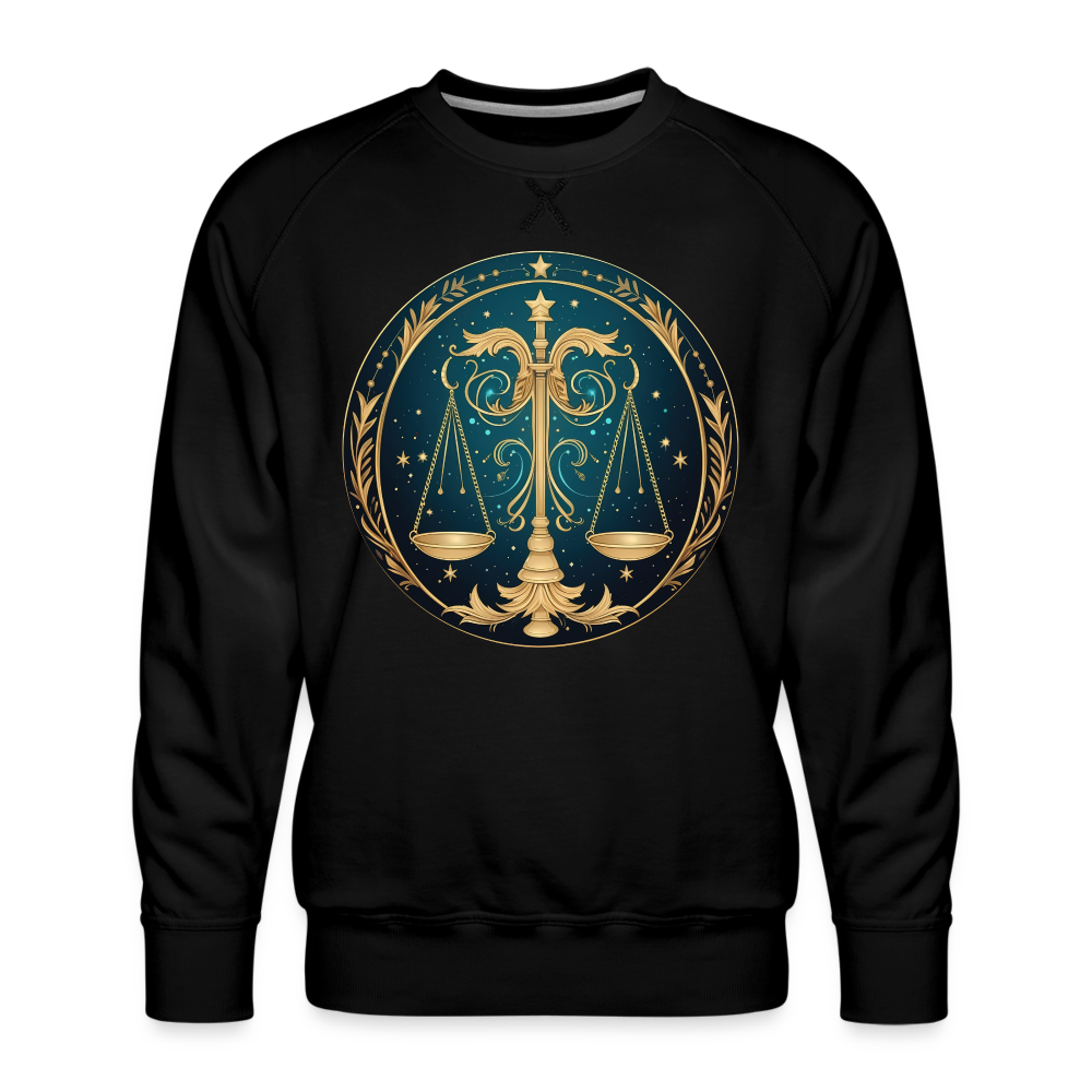 Men’s Mystic Libra Premium Sweatshirt - black