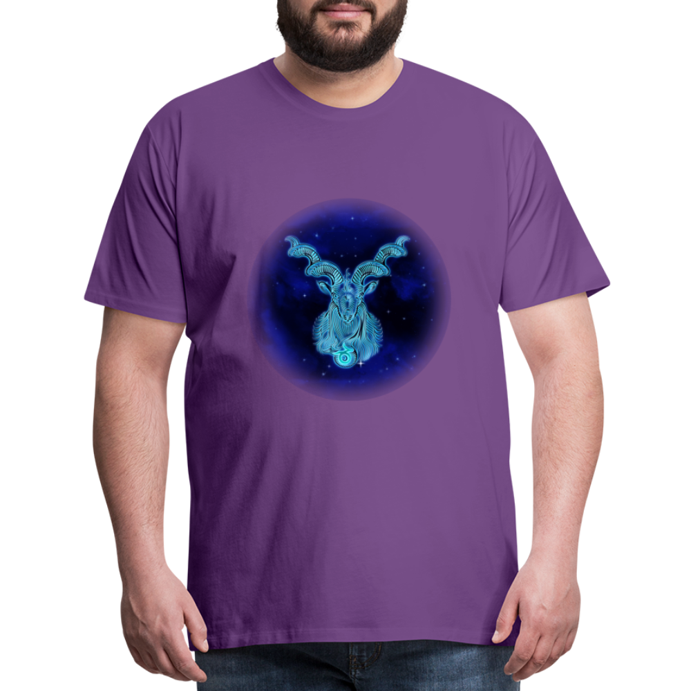 Men's Stellar Capricorn Premium T-Shirt - purple