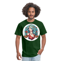 Thumbnail for Men's Symbol Libra Classic T-Shirt - forest green