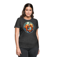 Thumbnail for Women's Symbol Pisces T-Shirt - heather black