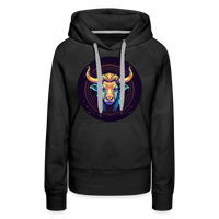 Thumbnail for Women’s Magic Taurus Premium Hoodie - black