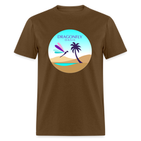 Thumbnail for Men's Dragonfly 2nd Logo Classic T-Shirt - brown