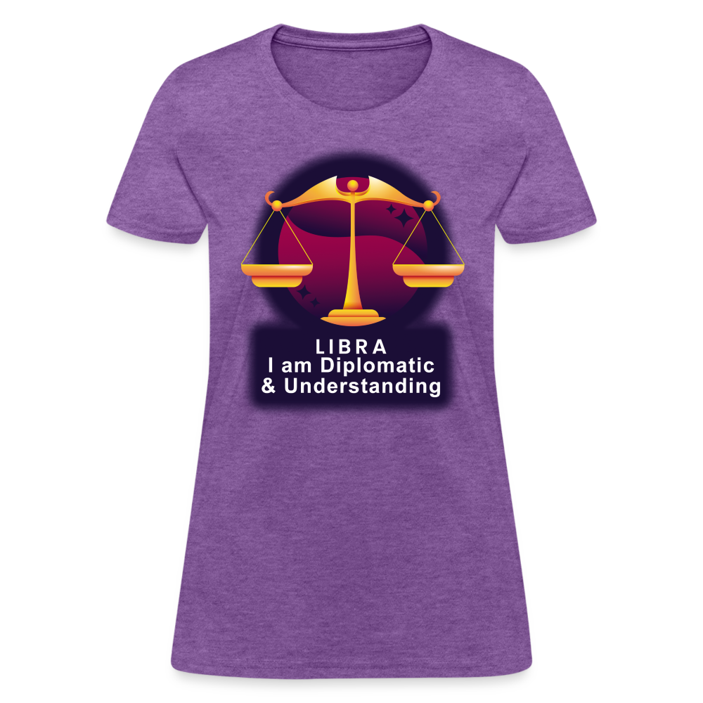 Women's Glow Libra T-Shirt - purple heather