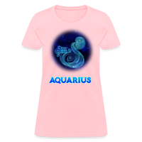 Thumbnail for Women's Stellar Aquarius T-Shirt - pink