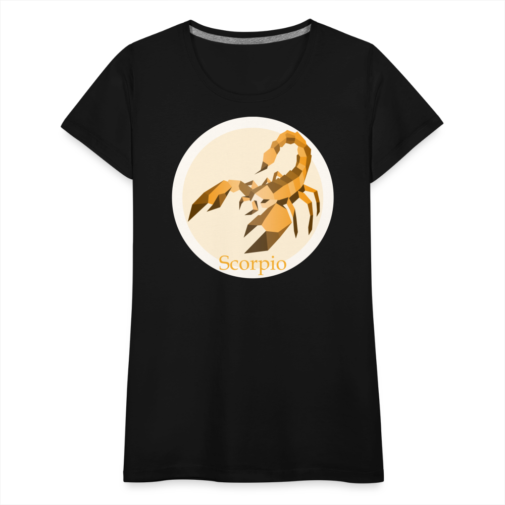 Women’s Mosaic Scorpio Premium T-Shirt - black