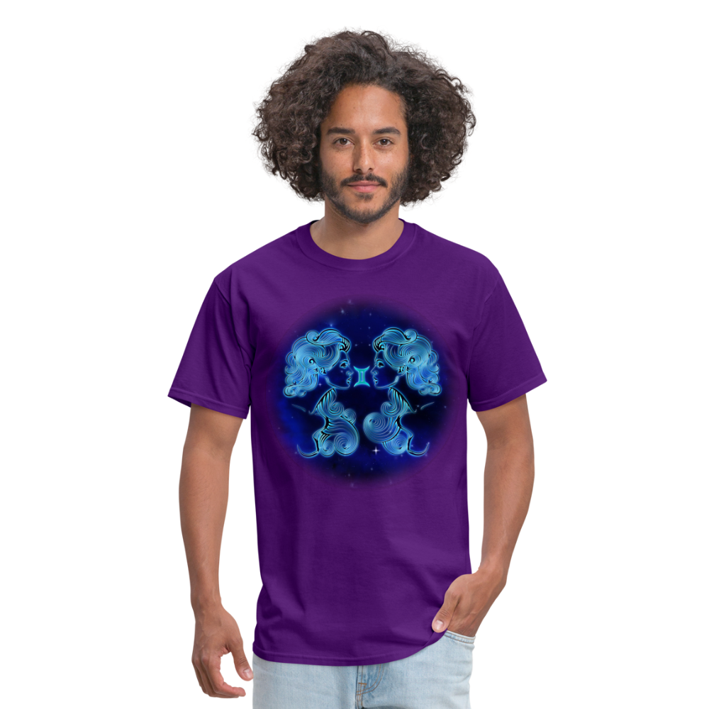 Men's Stellar Gemini Classic T-Shirt - purple