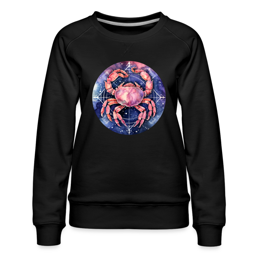 Women’s Mythical Cancer Premium Sweatshirt - black