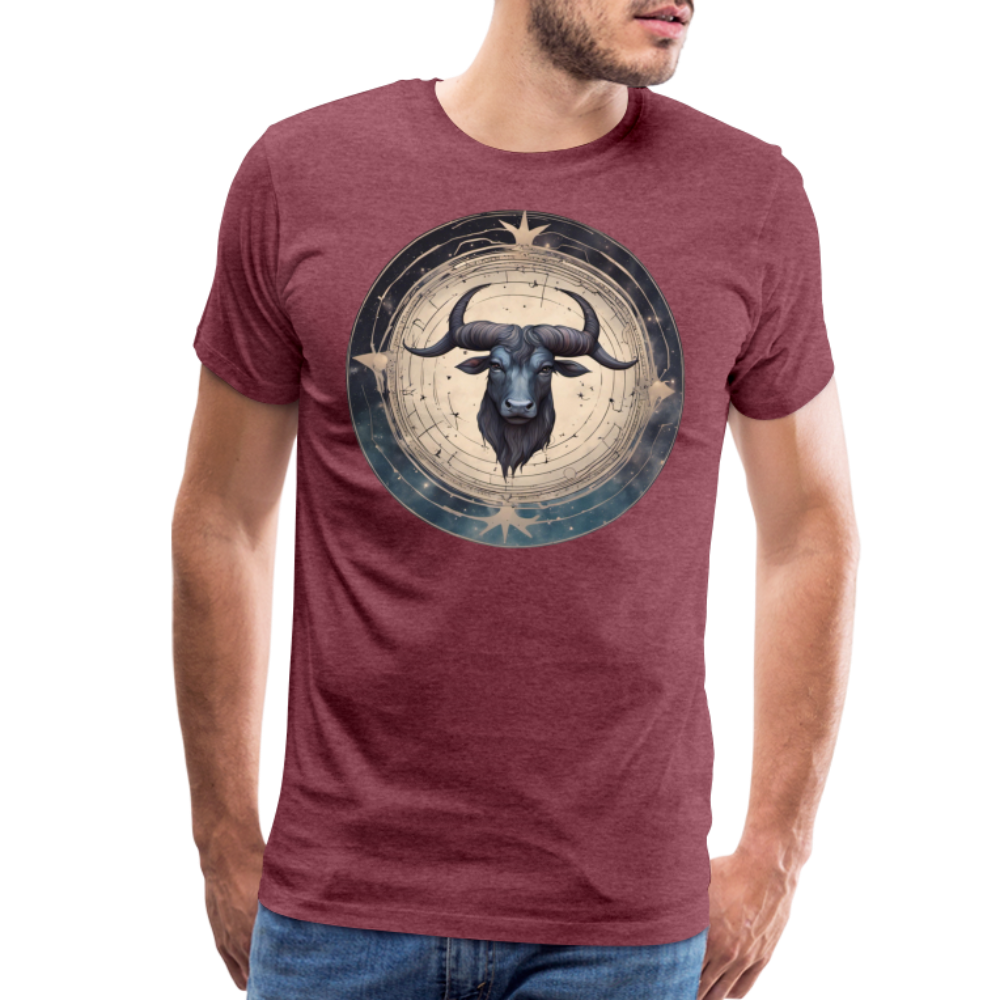 Men's Mythical Taurus Premium T-Shirt - heather burgundy