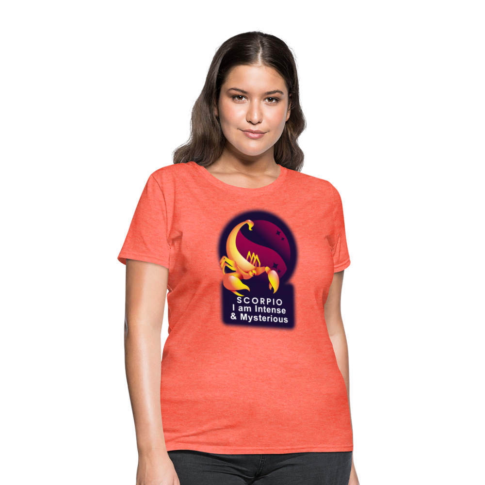 Women's Glow Scorpio T-Shirt - heather coral