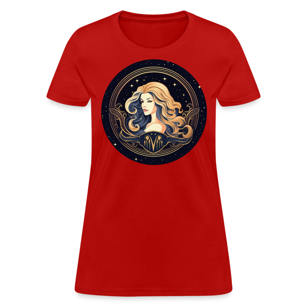 Women's Mystic Virgo T-Shirt - red