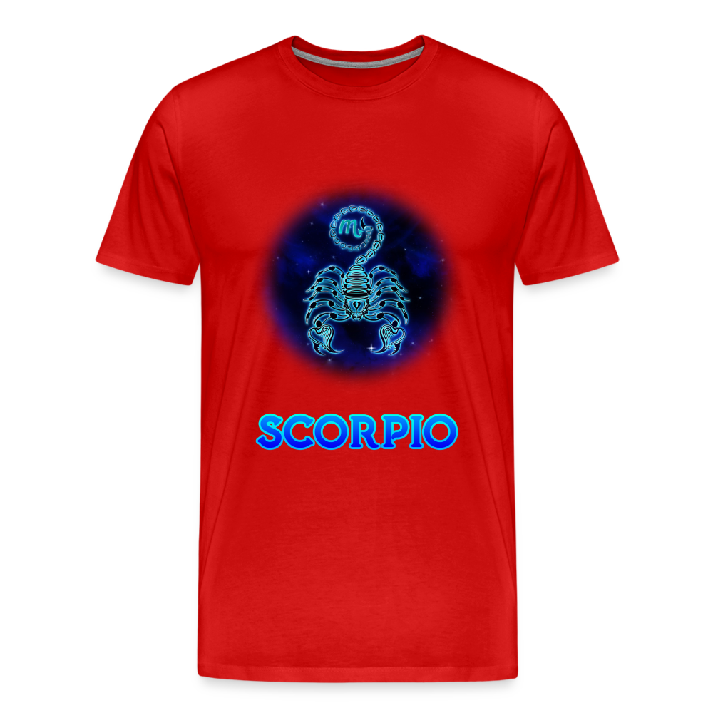 Men's Scorpio Premium T-Shirt - red