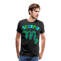 Thumbnail for Men's Power Words Scorpio Premium T-Shirt - black