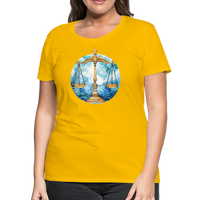 Thumbnail for Women’sMythical Libra Premium T-Shirt - sun yellow