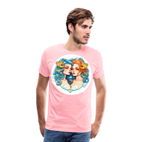 Thumbnail for Men's Symbol Gemini Premium T-Shirt - pink