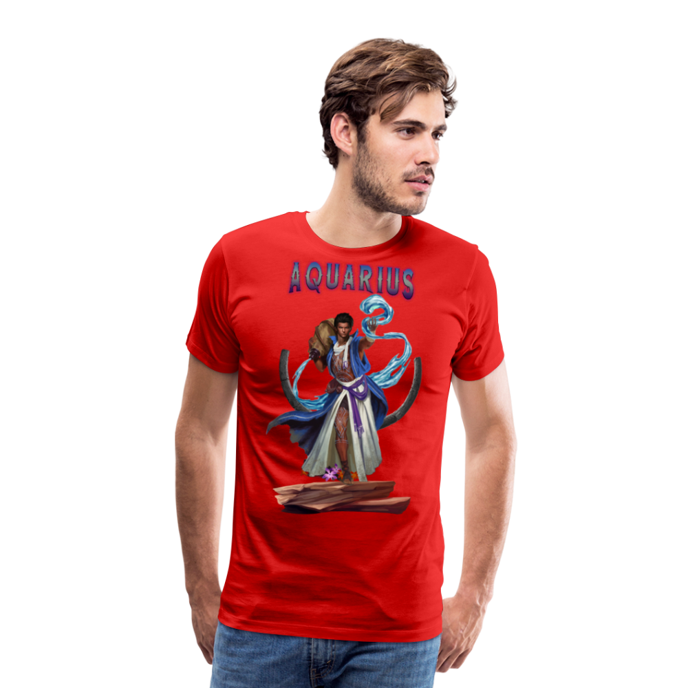 Men's Astral Aquarius Premium T-Shirt - red