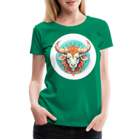 Thumbnail for Women’s Symbol Taurus Premium T-Shirt - kelly green