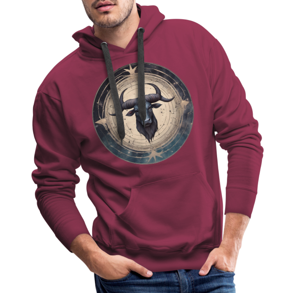 Men’s Mythical Taurus Premium Hoodie - burgundy