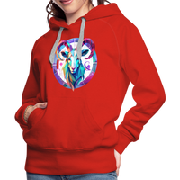 Thumbnail for Women’s Mythical Aries Premium Hoodie - red