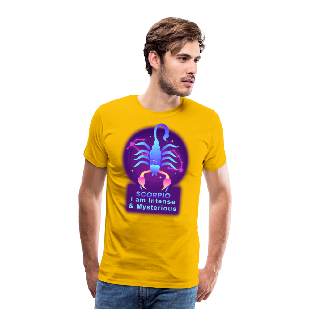 Men's Neon Scorpio Premium T-Shirt - sun yellow