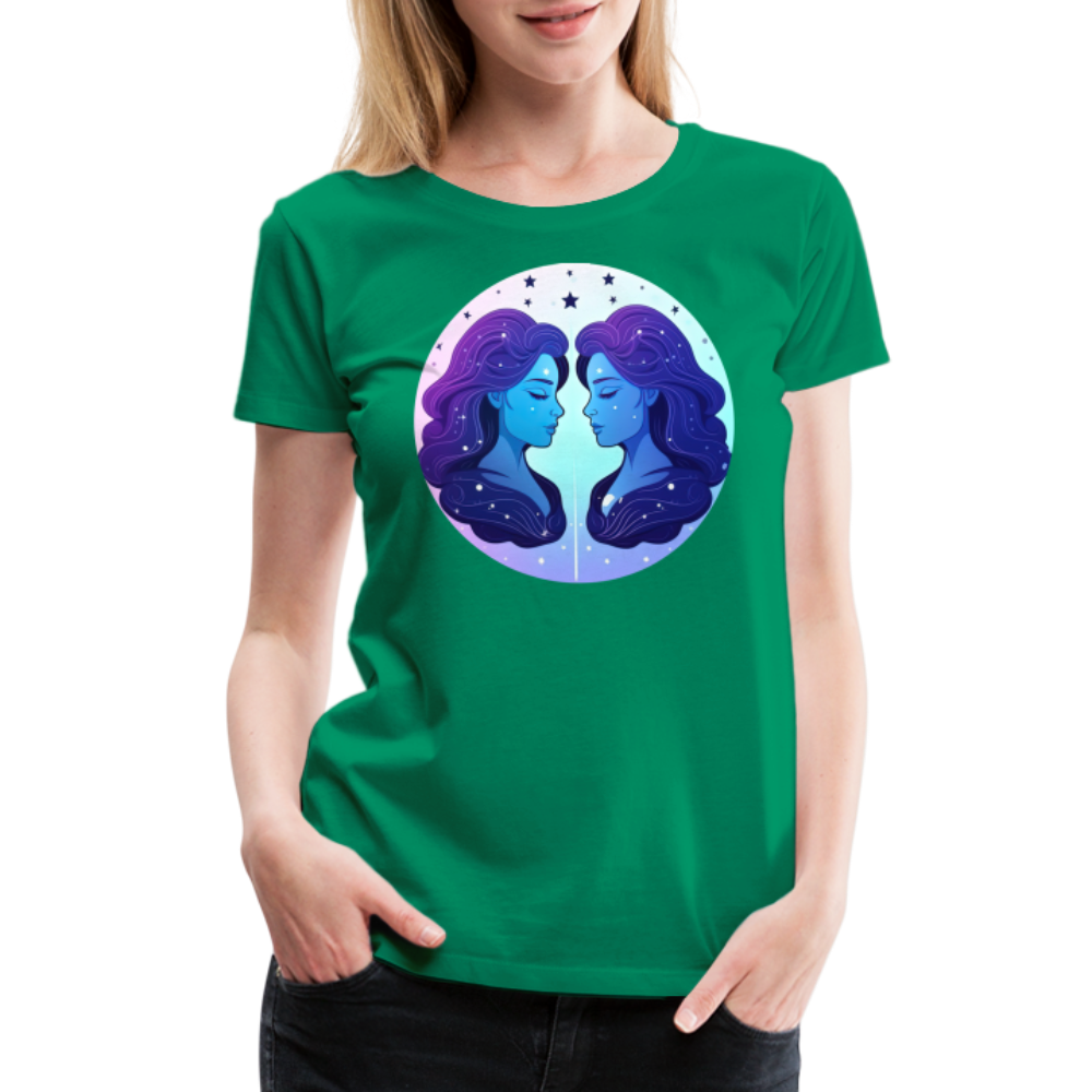 Women’s Magic Gemini Premium T-Shirt - kelly green