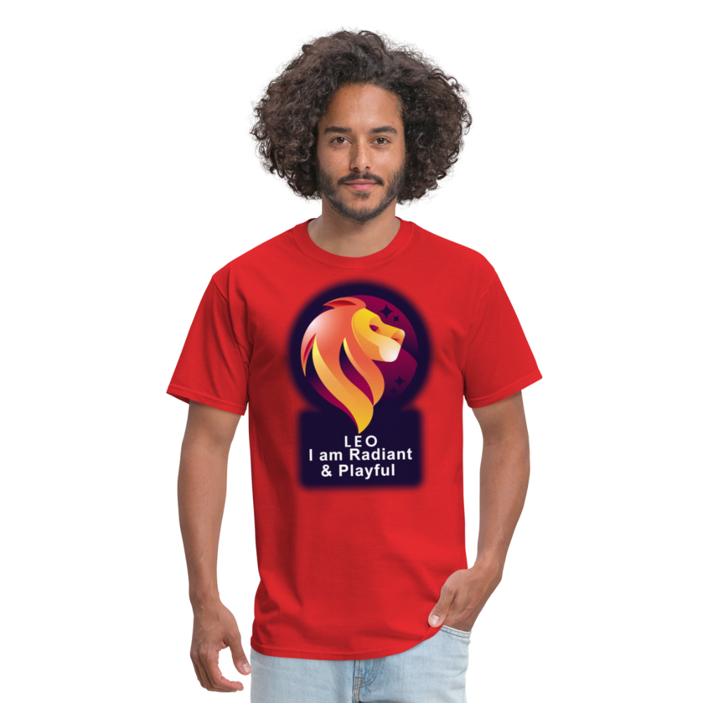 Men's Glow Leo Classic T-Shirt - red