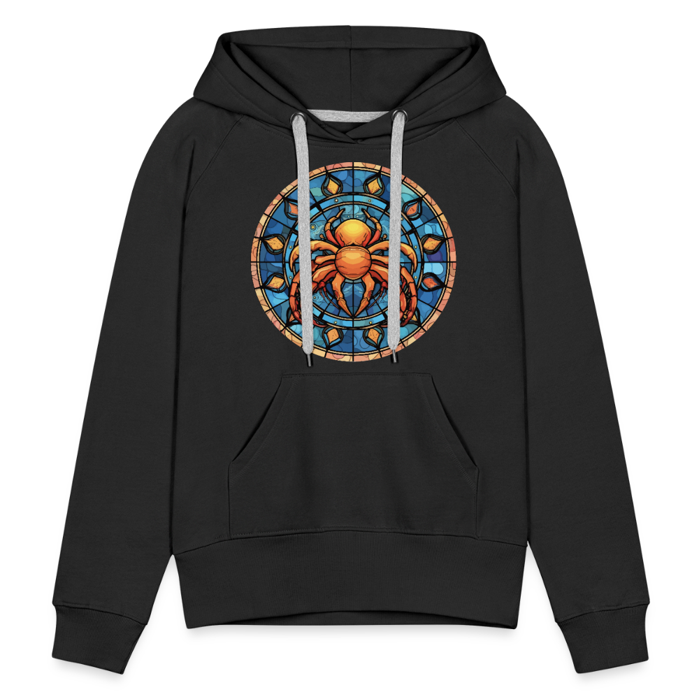 Women’s Mosaic Cancer Premium Hoodie - black