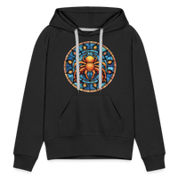 Thumbnail for Women’s Mosaic Cancer Premium Hoodie - black