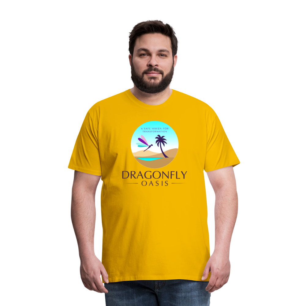 Men's Dragonfly Oasis V.1 Premium T-Shirt - sun yellow