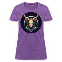 Thumbnail for Women's Mystic Capricorn T-Shirt - purple heather