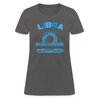 Thumbnail for Women's Power Words Libra T-Shirt - charcoal