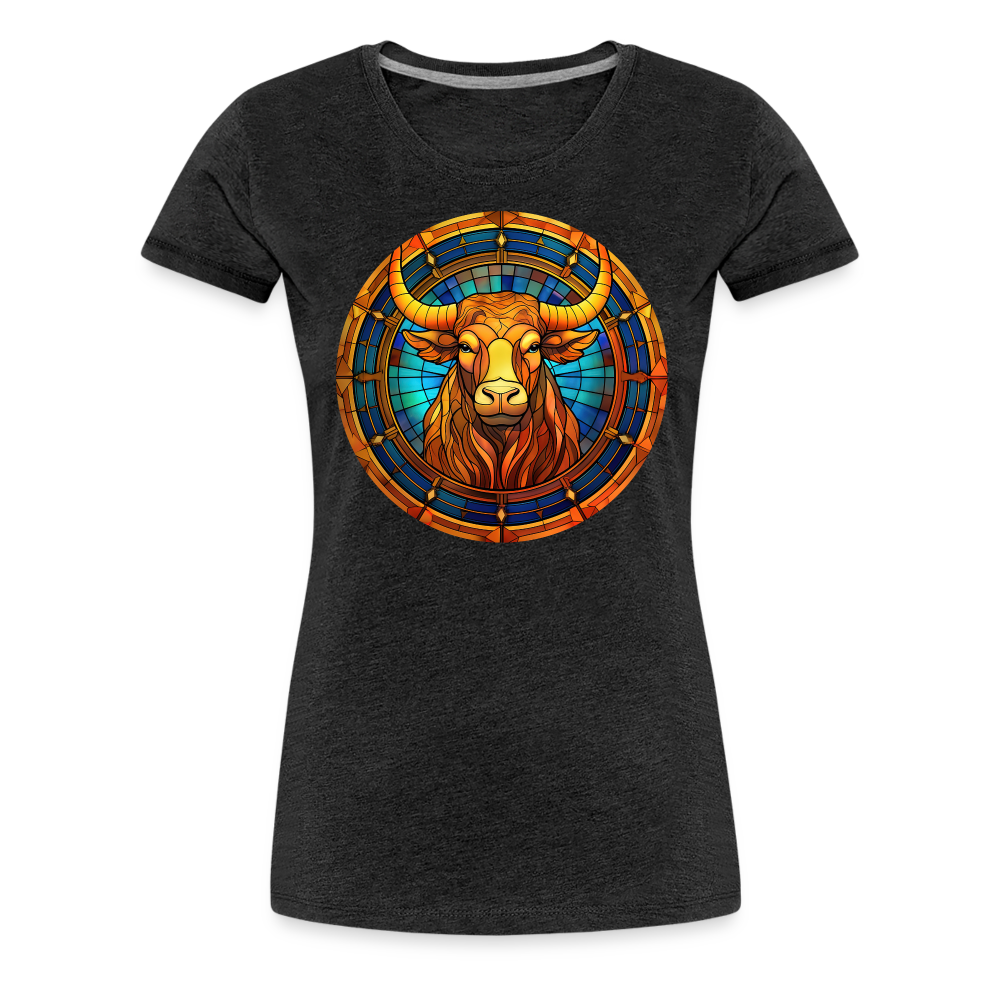 Women’s Mosaic Taurus Premium T-Shirt - charcoal grey