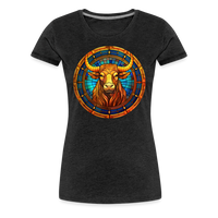 Thumbnail for Women’s Mosaic Taurus Premium T-Shirt - charcoal grey