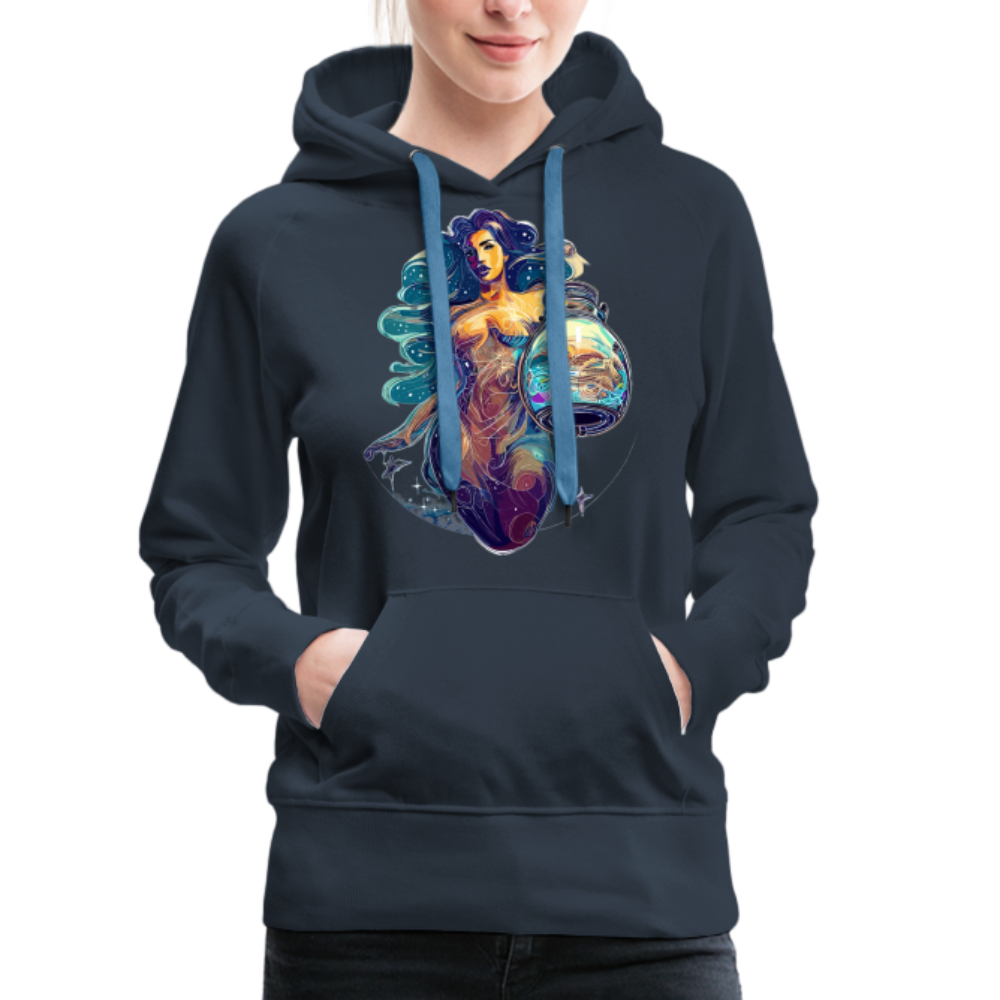 Women’s Mythical Aquarius Premium Hoodie - navy