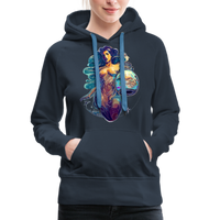 Thumbnail for Women’s Mythical Aquarius Premium Hoodie - navy