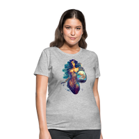 Thumbnail for Women's Mythical Aquarius T-Shirt - heather gray