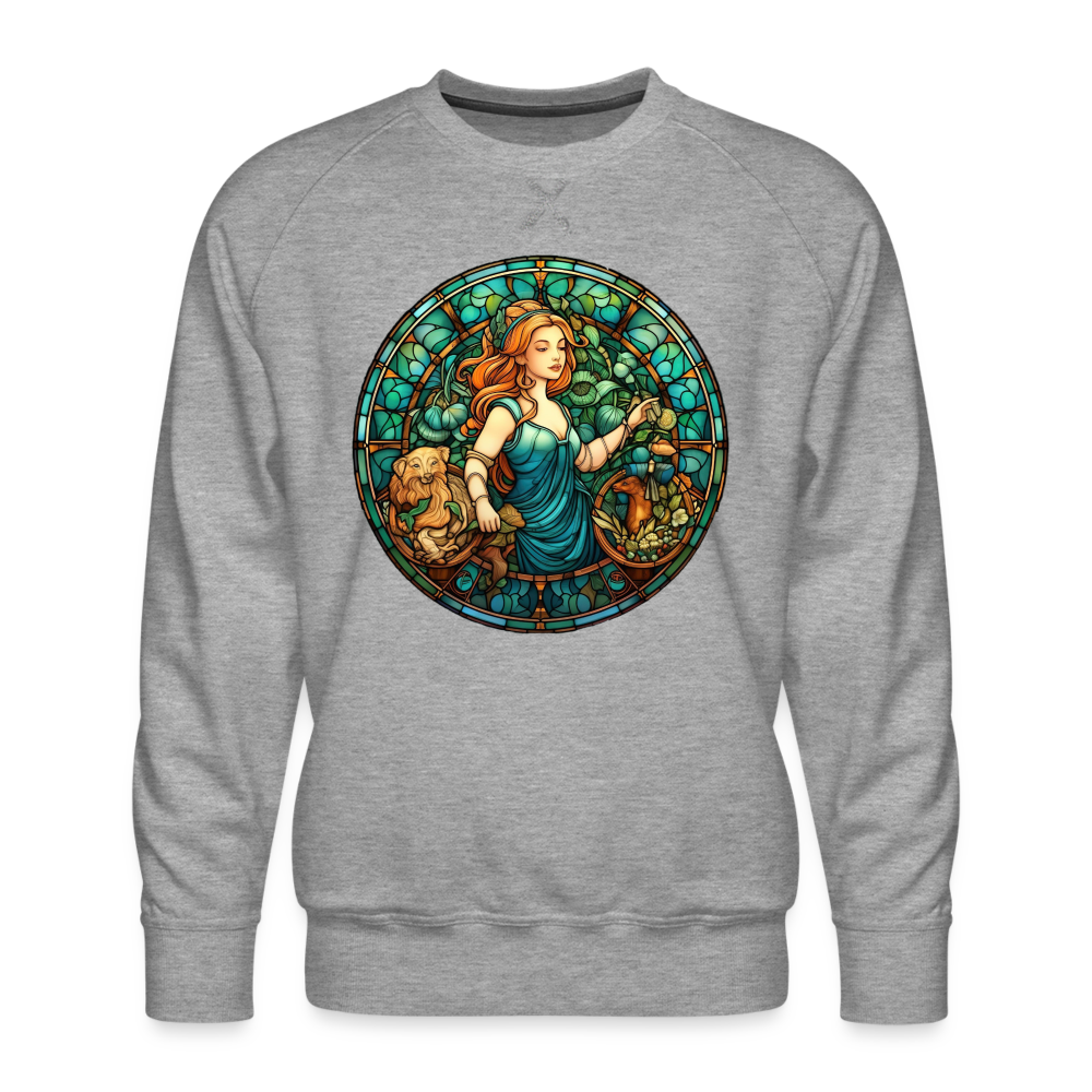 Men’s Mosaic Virgo Premium Sweatshirt - heather grey