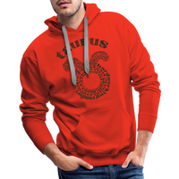 Thumbnail for Men's Power Words Taurus Premium Hoodie - red