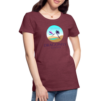 Thumbnail for Women's Dragonfly Oasis V.1 Premium T-Shirt - heather burgundy